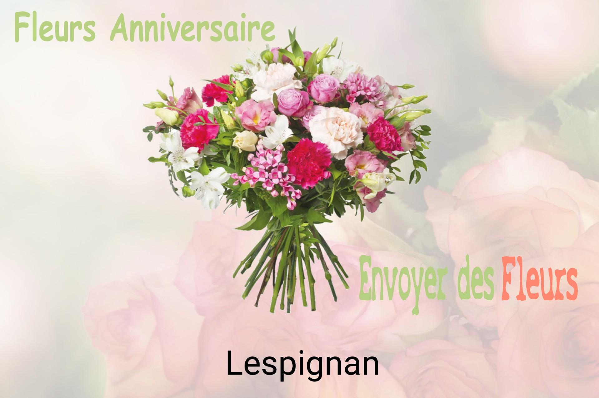 Bouquet de fleurs d’anniversaire livré à Lespignan